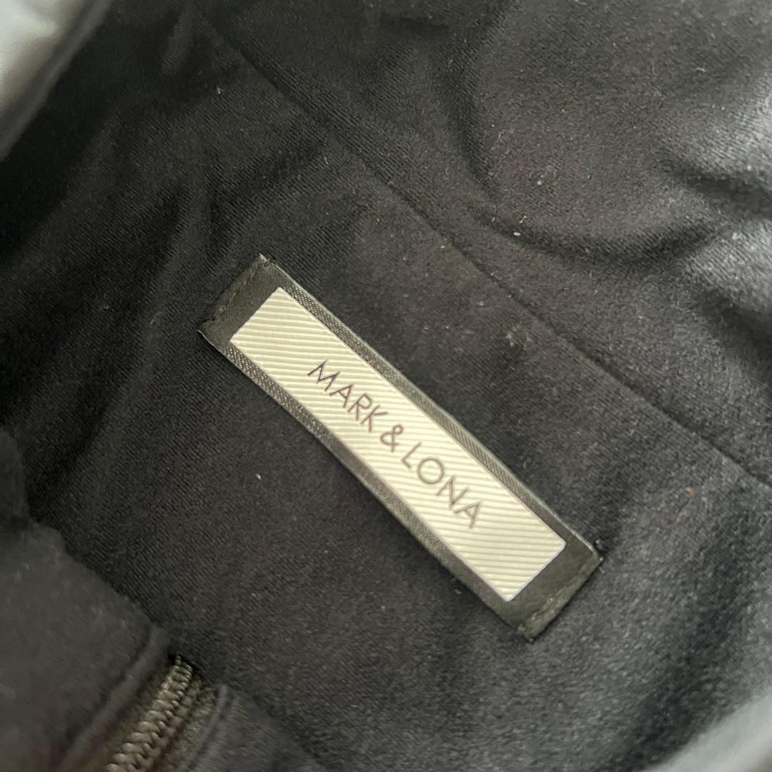 MARK&LONA マークアンドロナ　中綿入り　切替　ブルゾン　メンズ　ブラック