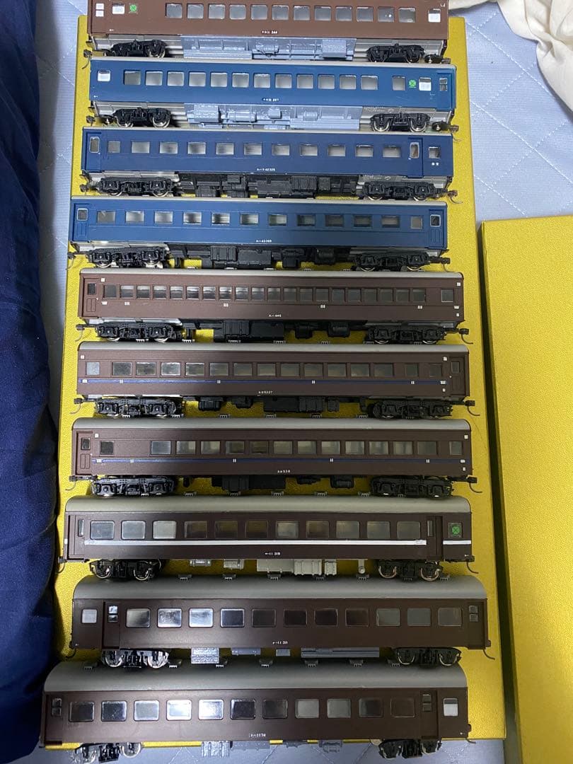 [最終価格] ジャンク品　中村精密　HOゲージ　客車　10両