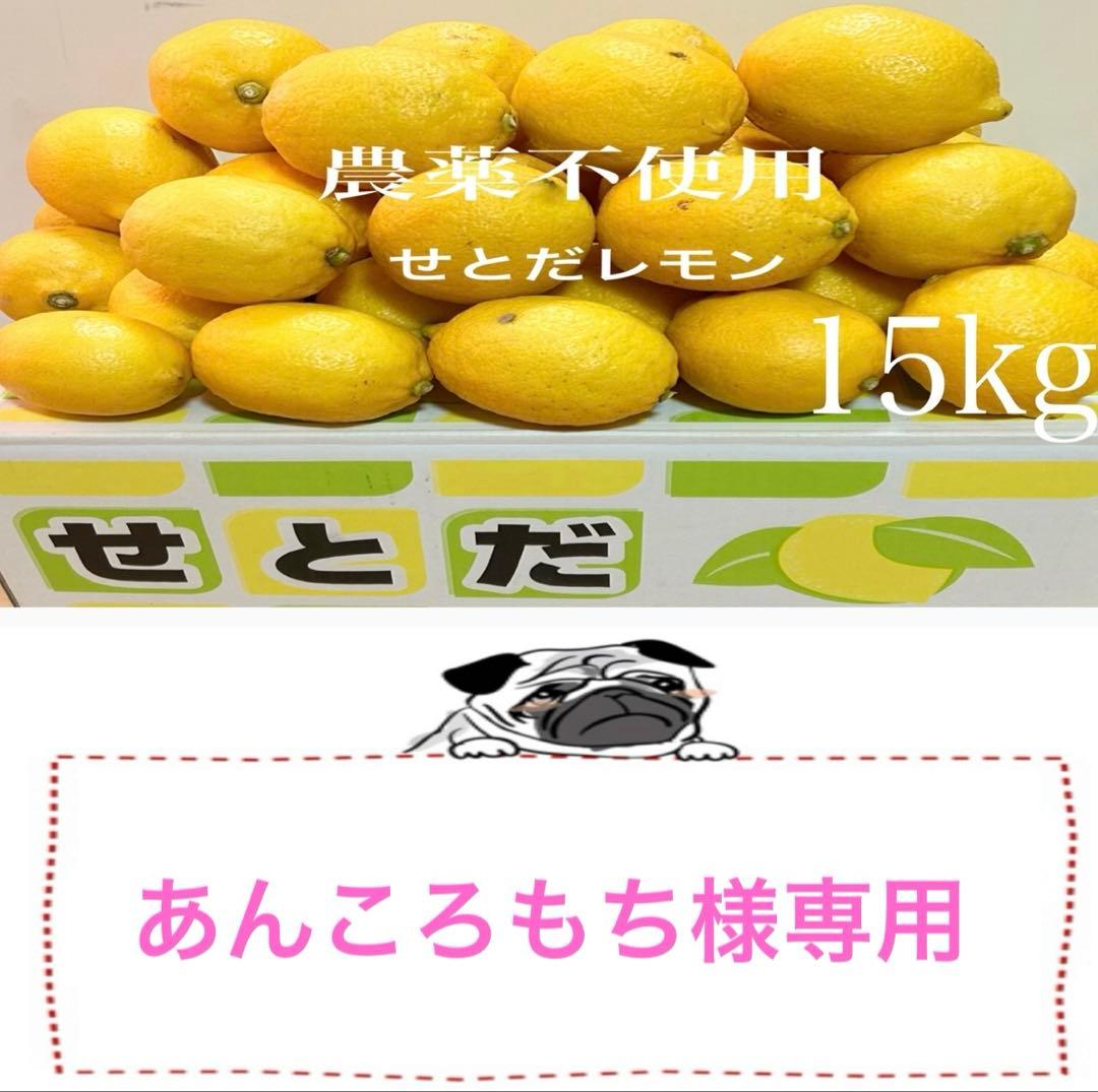 ★国産瀬戸田レモン15kg前後　あんころもち様