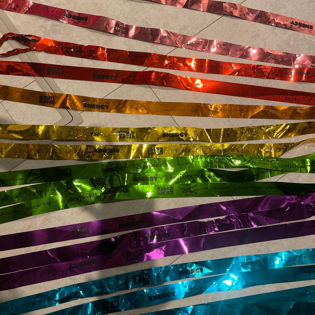 フルーツジッパー　東京ドーム　銀テープ FRUITS ZIPPER