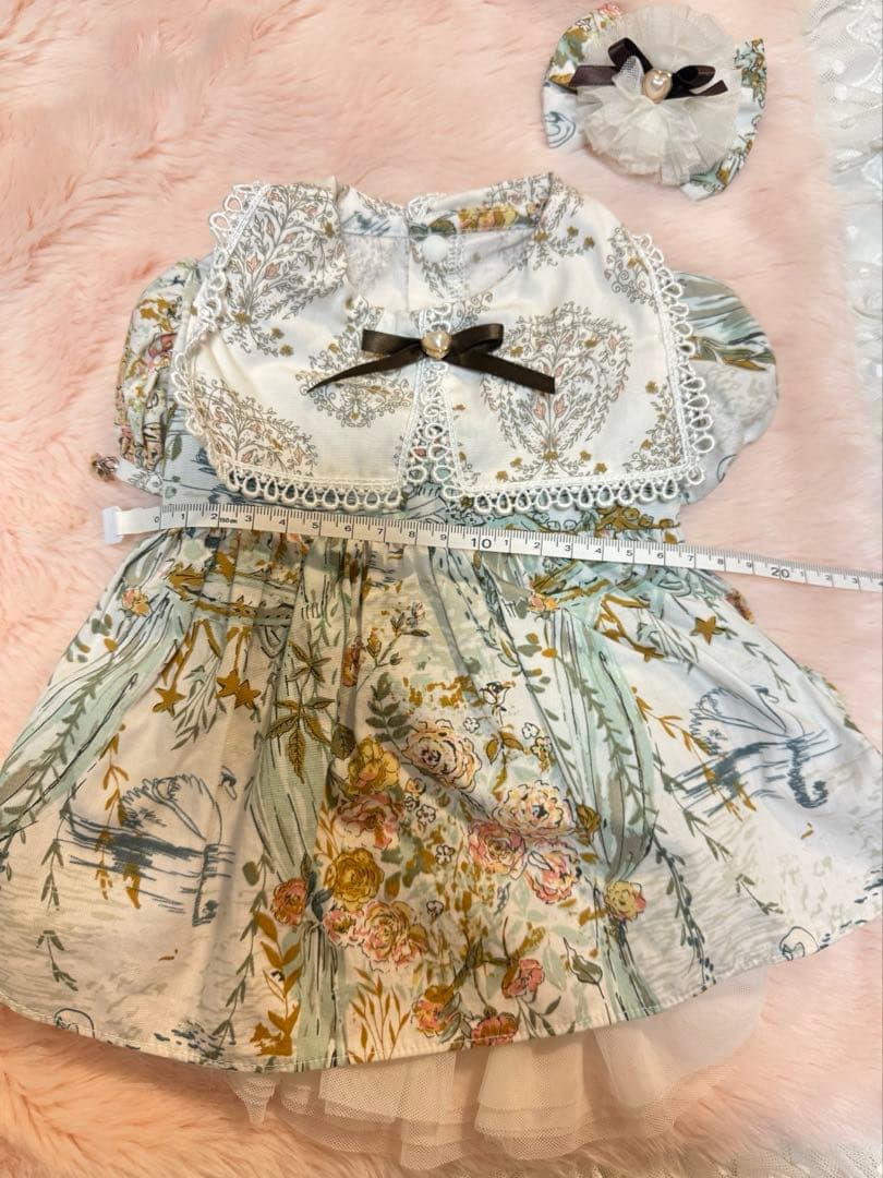 キャンディーブッピー candybuppie ドールカラーワンピースバレッタ付き