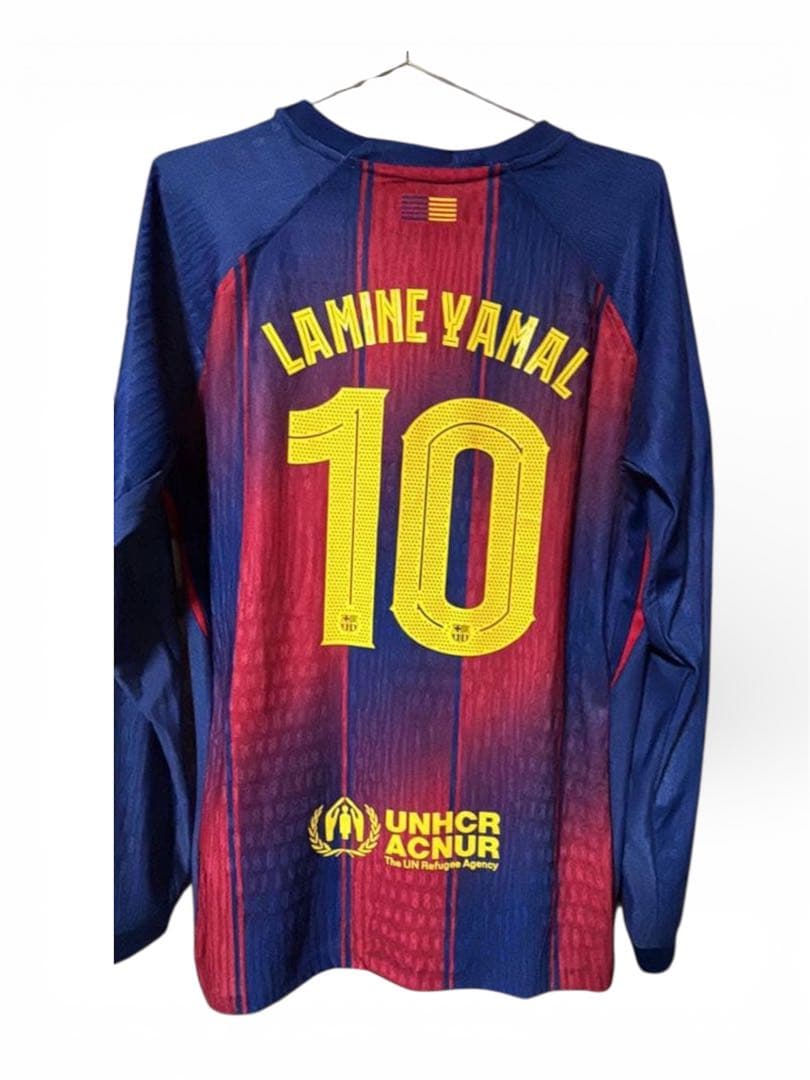 25-26 FC バルセロナ ラミンヤマルユニフォーム CL 仕様　値下げ交渉可