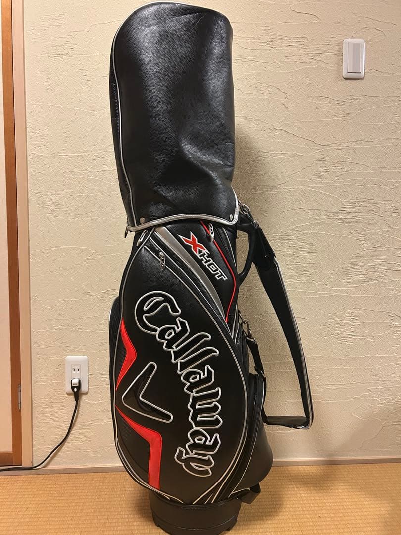 Callaway X Hot キャディバッグ 黒/赤