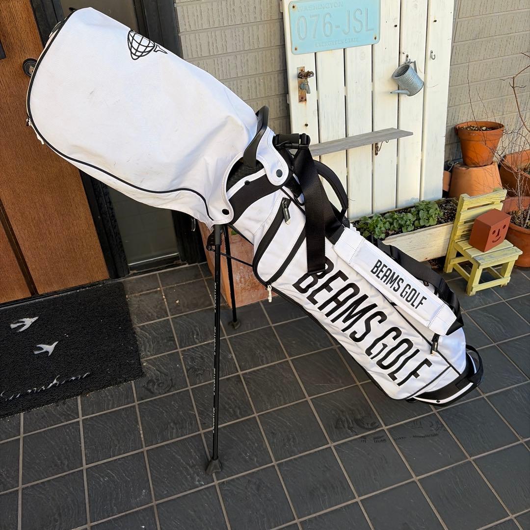 BEAMS GOLFビームスゴルフ　スリム　スタンドキャディバッグ