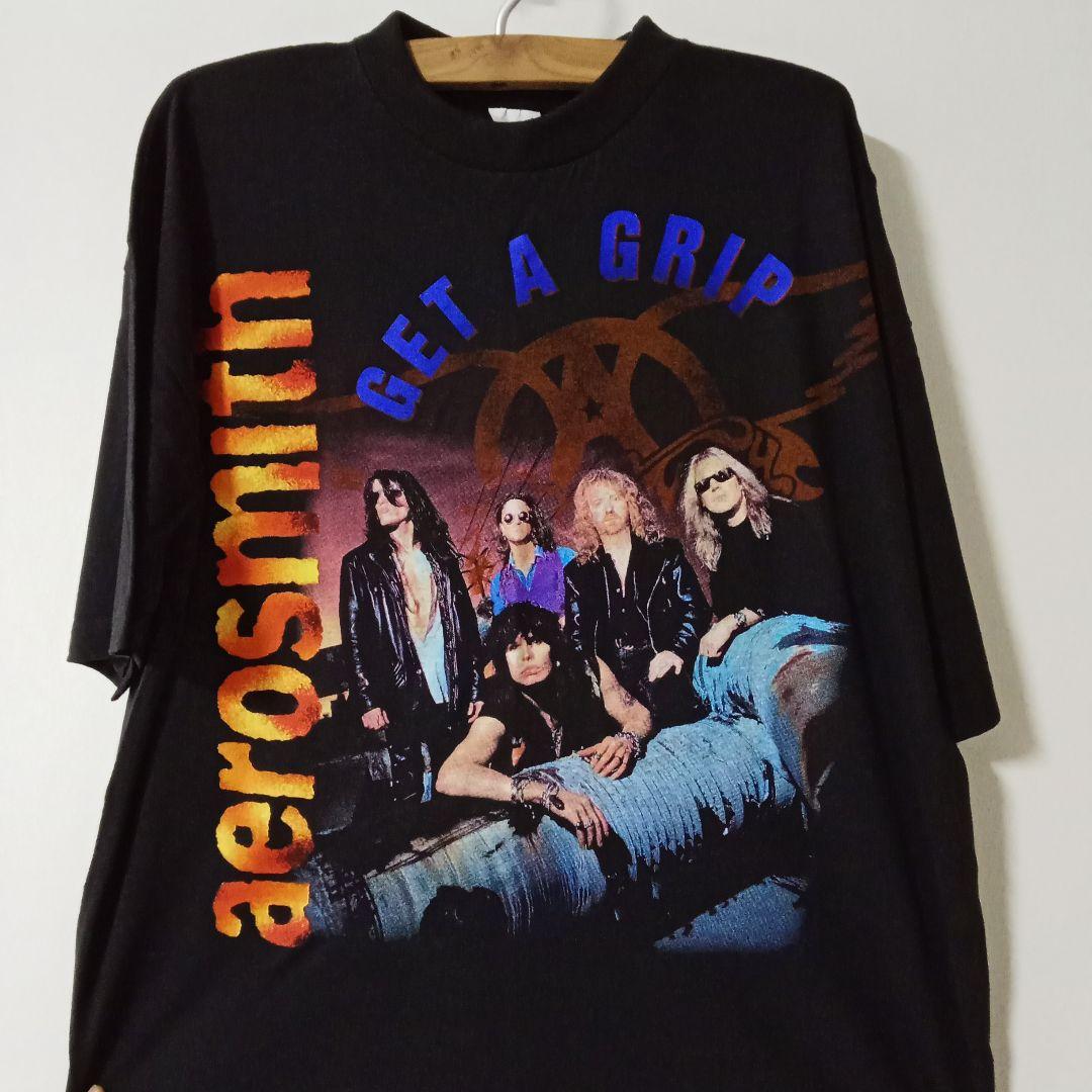 aerosmith GET A GRIP バンドTシャツ 黒AEROSMITH