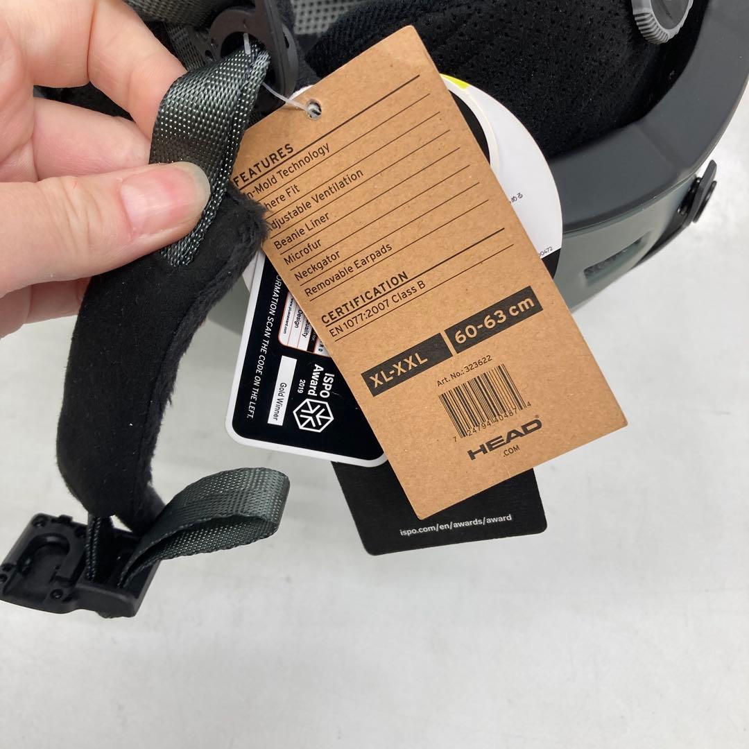 HEAD スノーボードヘルメット グレー　MH-０1