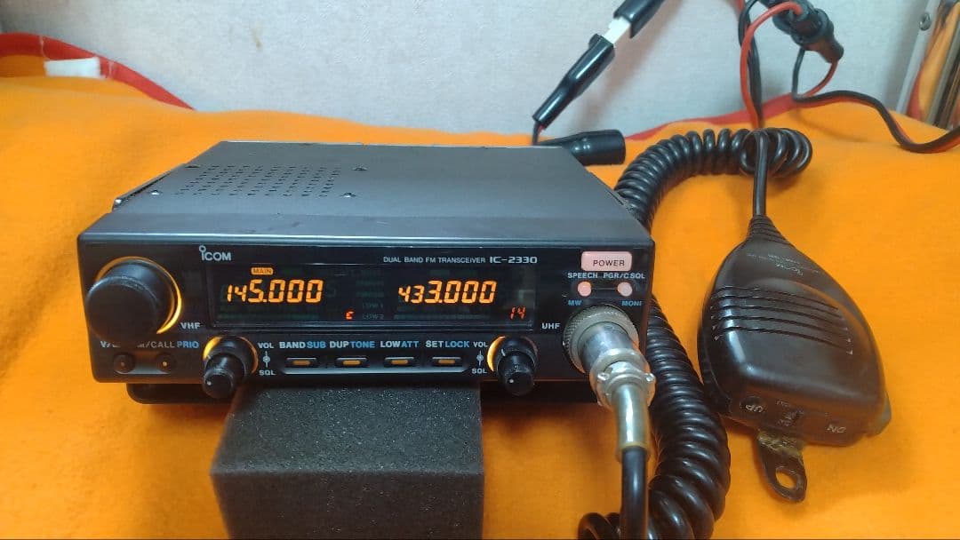 ICOMディユアルバンド144/430M IC-2330動作OK