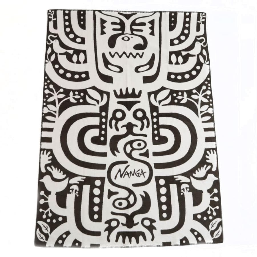 【美品】NANGA ナンガ ツリーオブライフ コットンブランケット シングル