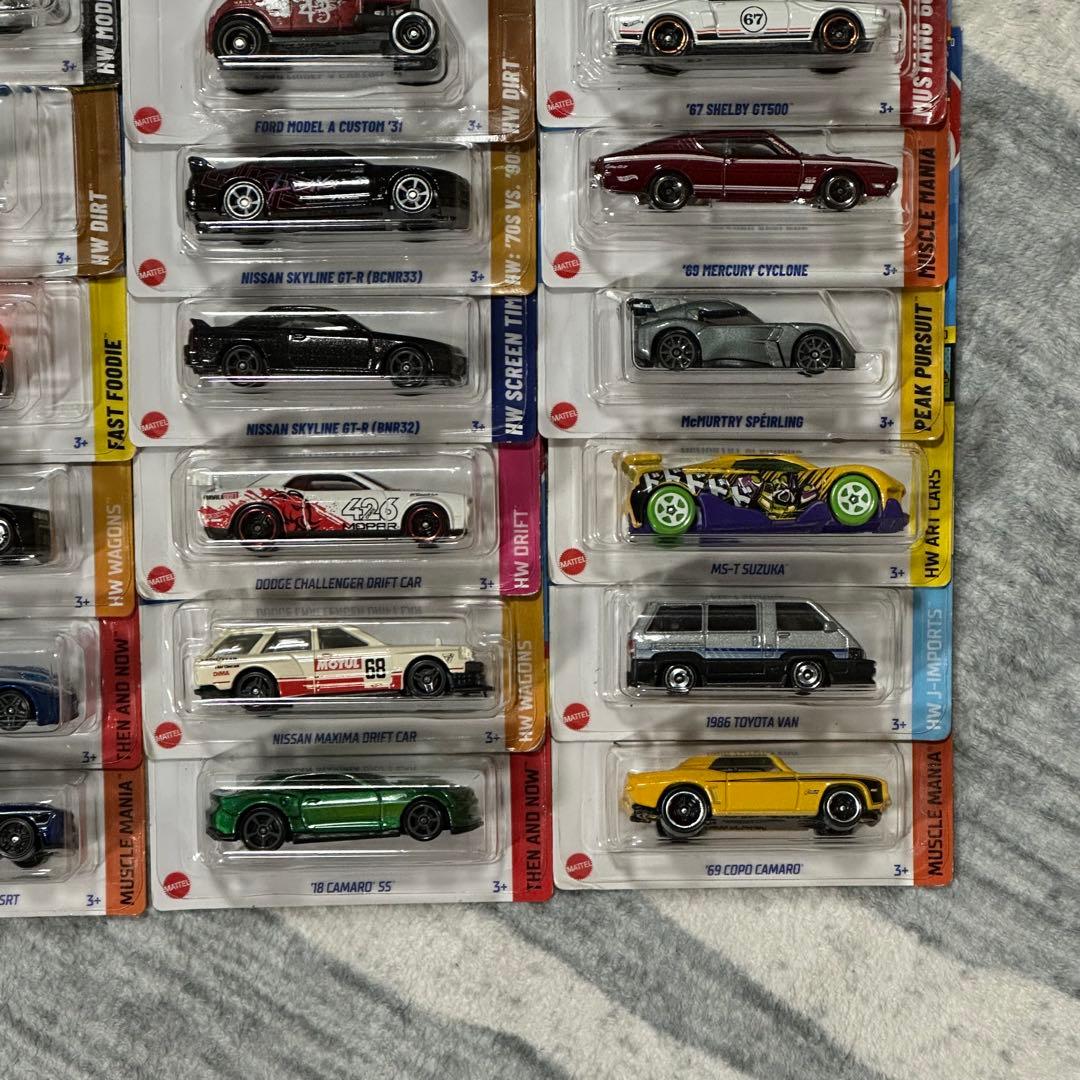 ホットウィール ベーシック 36台セット⑤ フェラーリ GT-R等