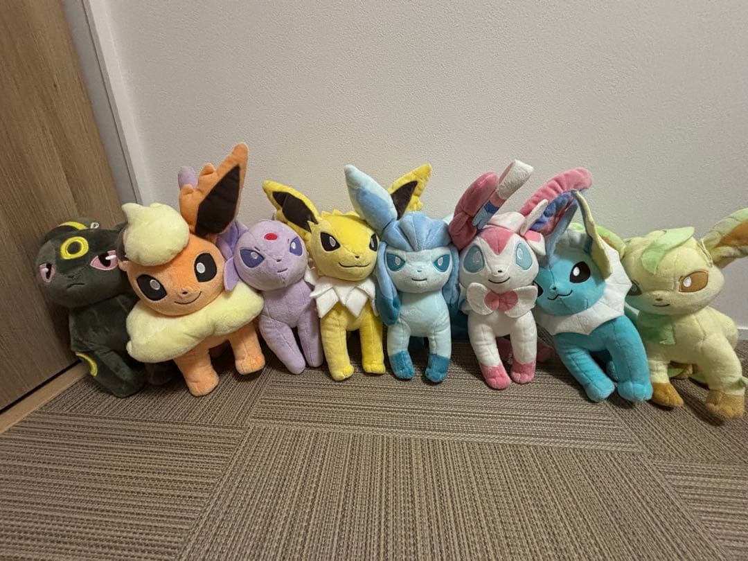 イーブイフレンズ　ぬいぐるみ 8体セット 約30cm