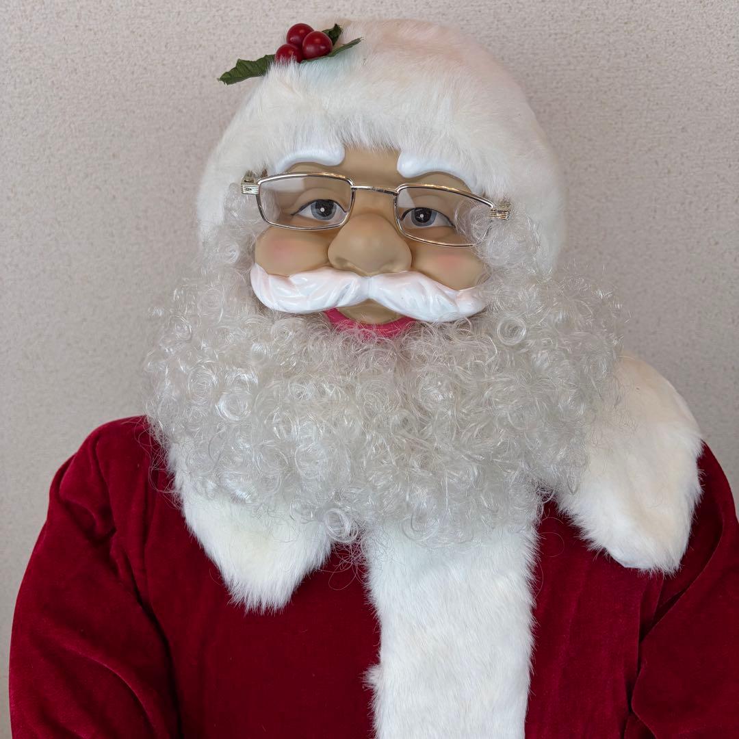 送料無料 ダンシングサンタ 大型 120cm 置物 人形 クリスマスツリー