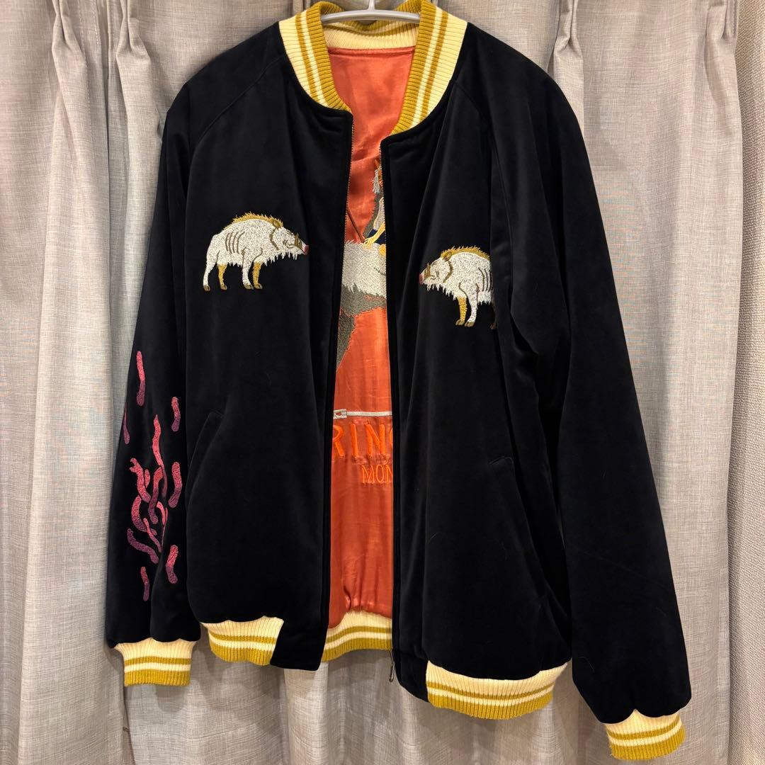 【期間限定値下げ】もののけ姫／リバーシブルスカジャン／Lサイズ