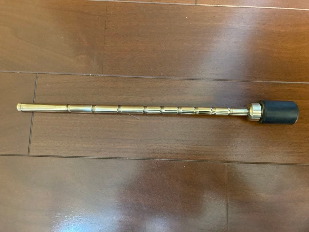 コントラバス エンドピン　タングステン入り真鍮／先端真鍮