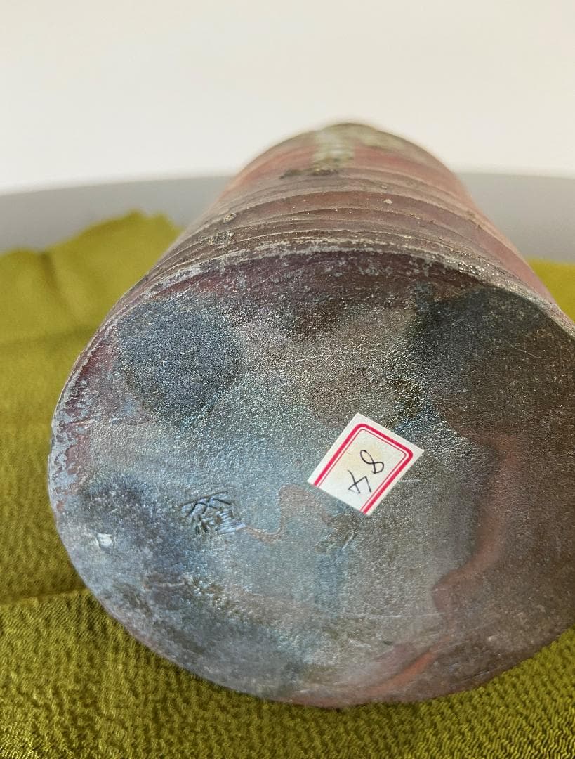 丹波立杭焼無形文化財 ／正元直作 造／ 花入