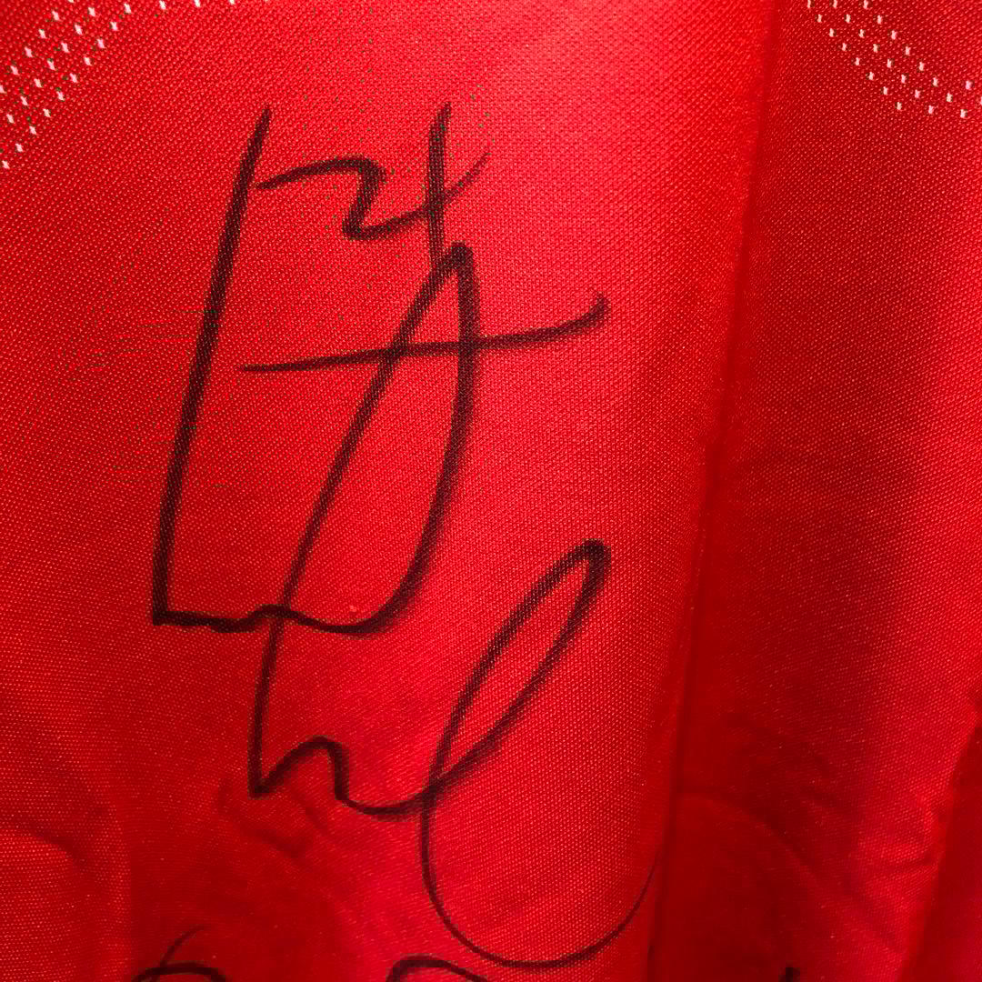 サッカーガーナ代表ユニホーム 直筆サイン入り