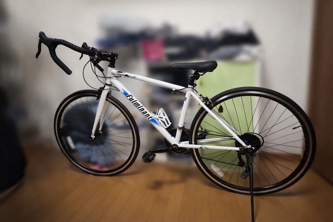 「Fulminant（フルミナント） ロードバイク ホワイト/ブルー