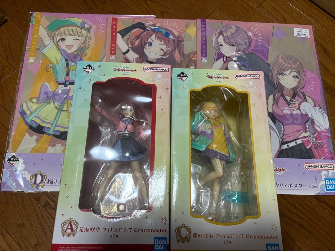 学園アイドルマスター　一番くじ　A賞　C賞　フィギュア　2点セット　おまけつき