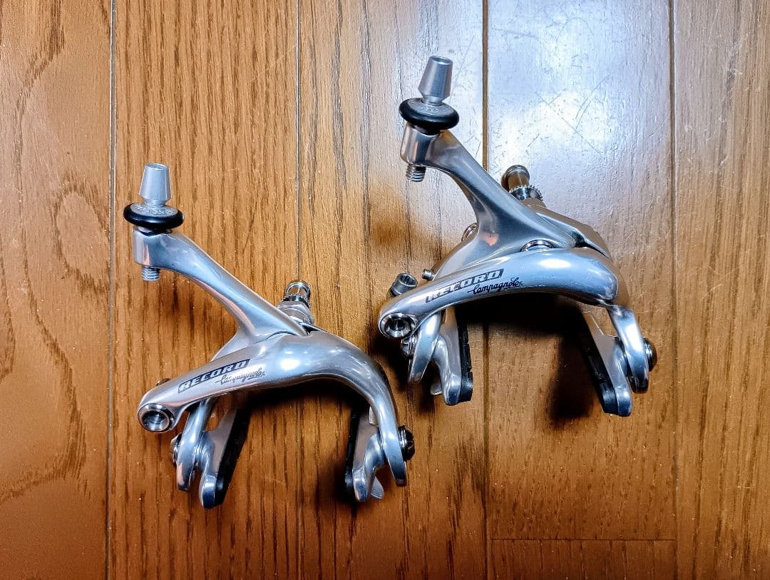 【美品】CAMPAGNOLO RECORD ブレーキキャリパー 前後 ※匿名配送