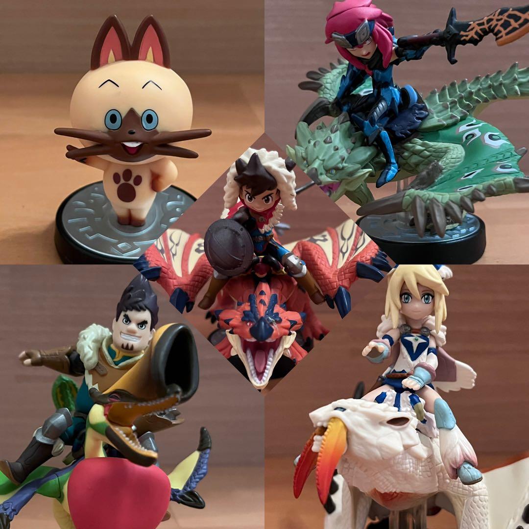 【希少】amiibo モンスターハンターストーリーズ　5体セット