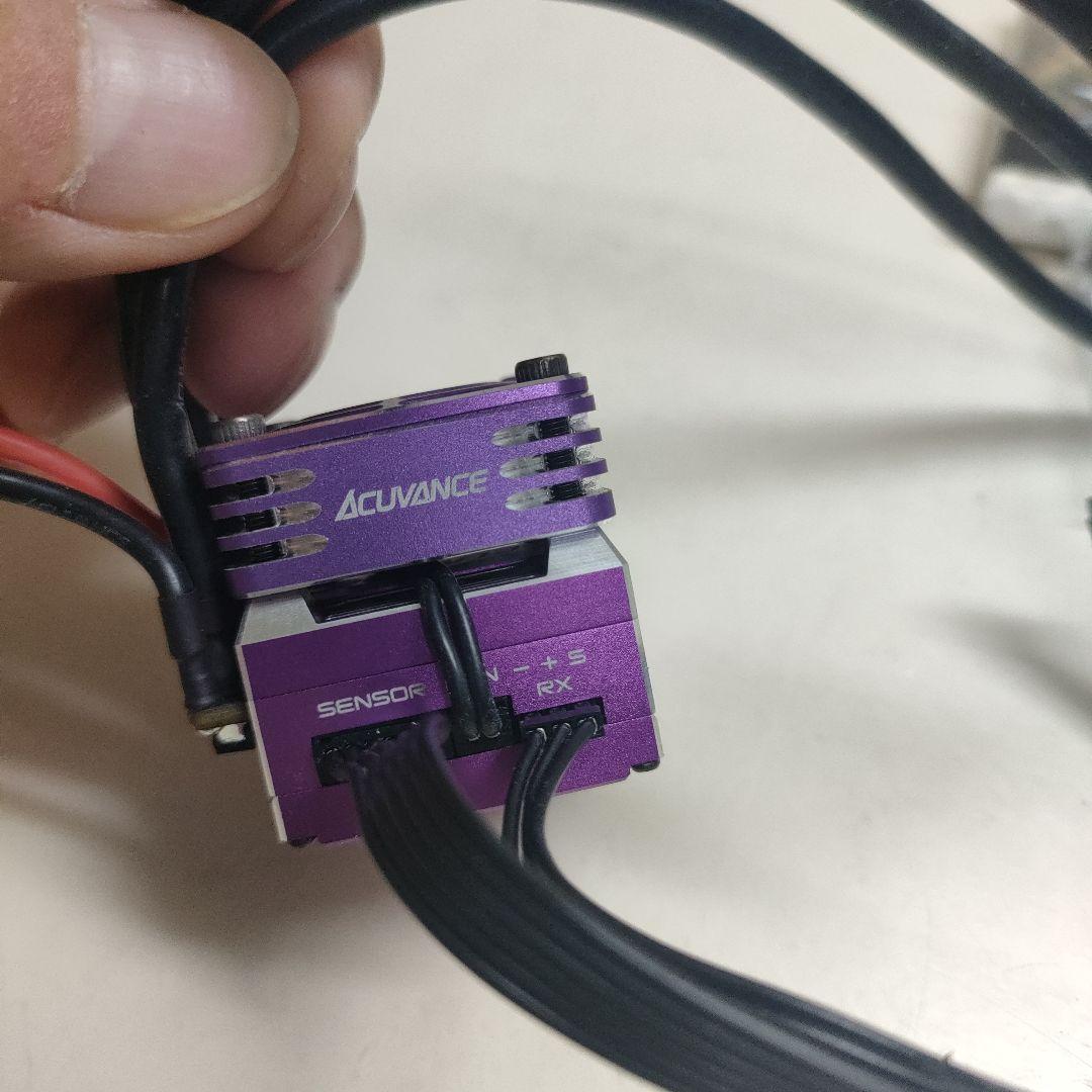 アキュヴァンス ジャービスXX ESC レイストーム、S.BUSアダプター付き