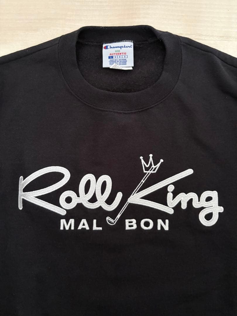 Malbon golf レア チャンピオンボディ スウェット 黒 サイズL~XL