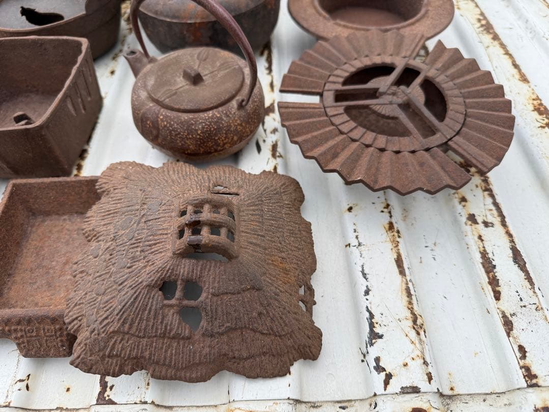 各種　鉄器　鉄瓶　灰皿　茶器　いろいろ　まとめ　金属工芸　鉄製　その他