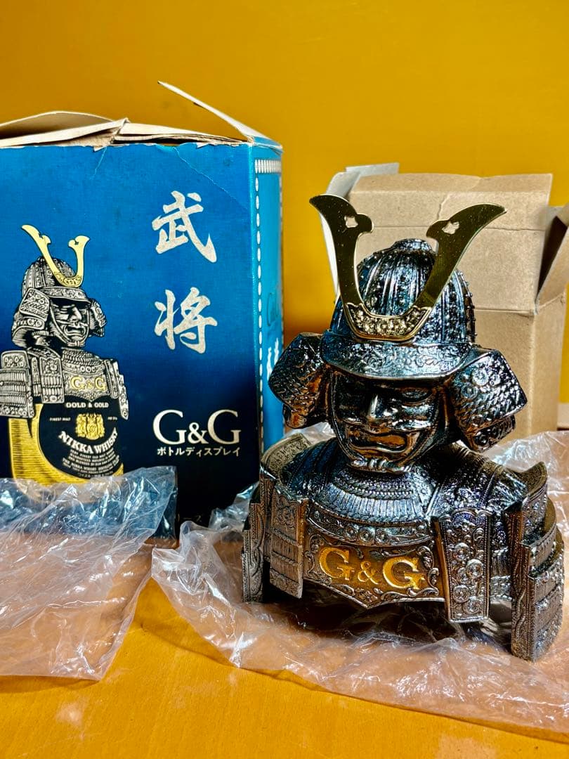 レアNIKKA ウィスキー　戦国武将 甲冑 ボトルカバー 鎧兜 ヴィンテージ