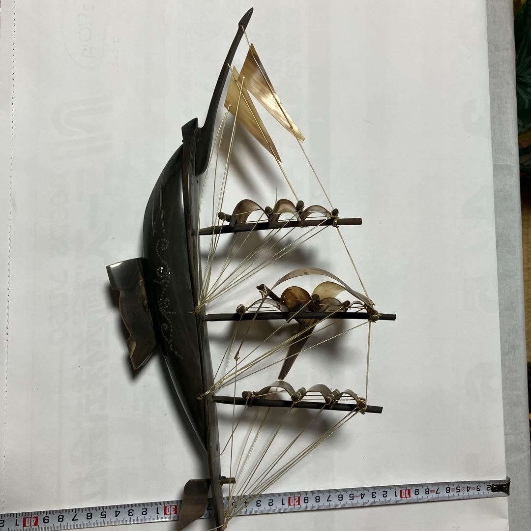 帆船型装飾品 約30cm