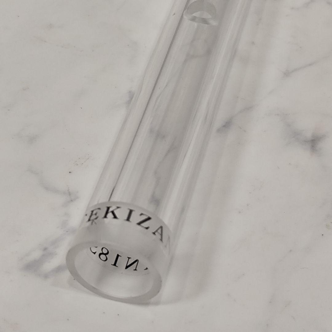 超希少 和楽器 在銘 尺八 TEKIZAN TN18S 透明 アクリル製