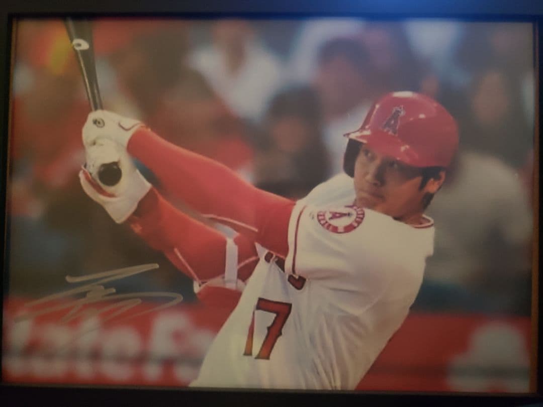入手困難★世界のスーパースター★大谷翔平直筆サイン入り、大型フォト