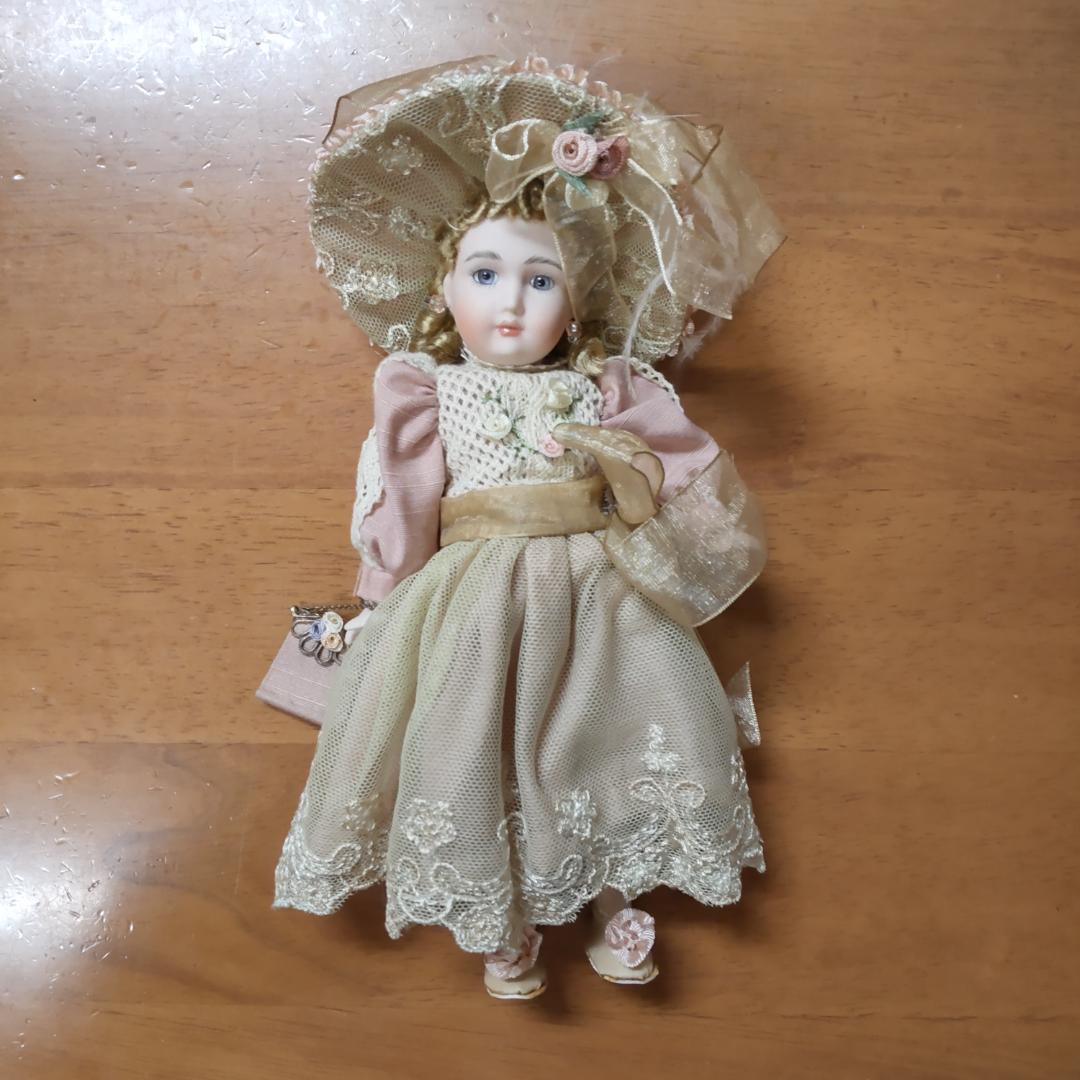 ミニョネット　アンティークドールリプロ　人形　　ジュモ一風