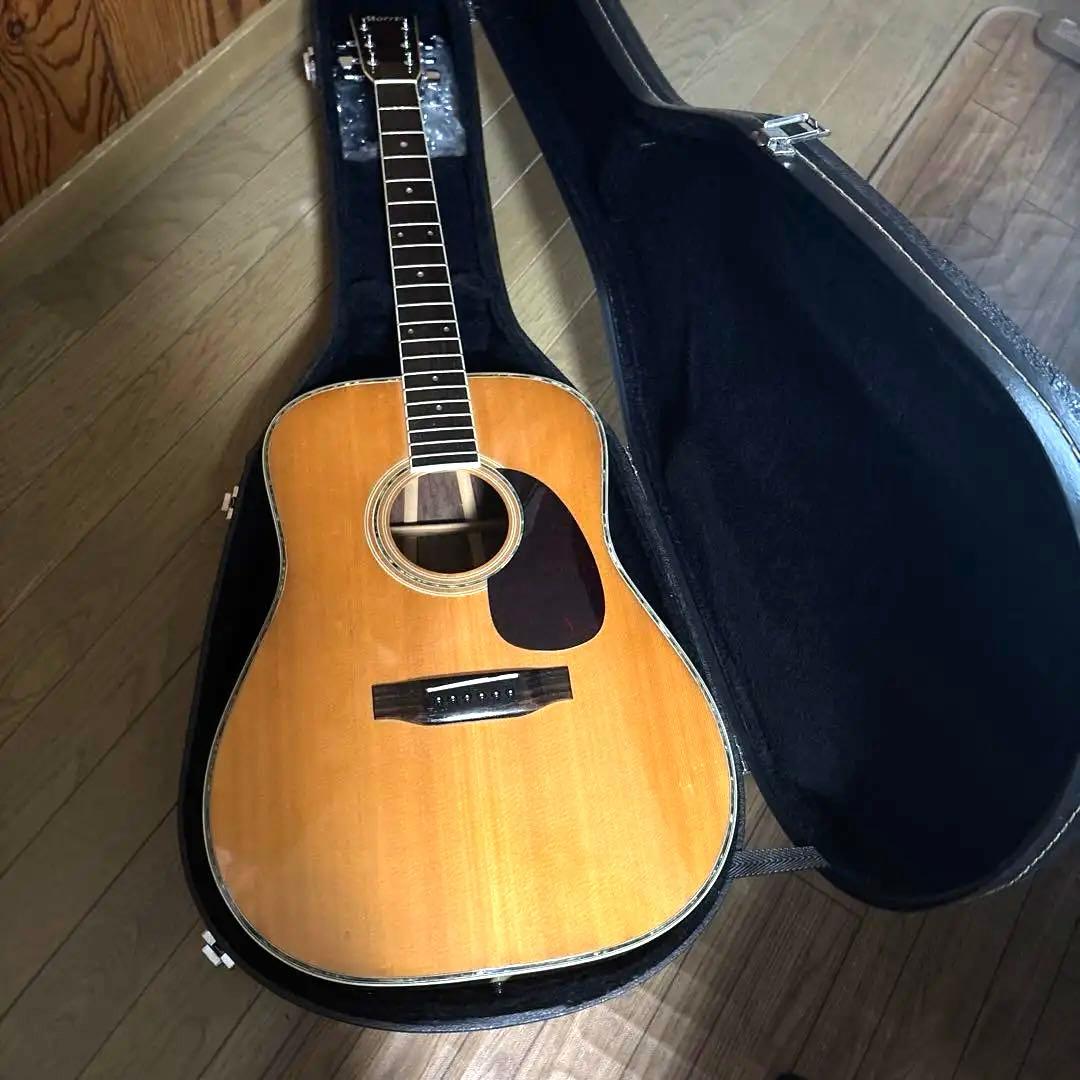 Morris Special W-35 ハードケース　ストラップ　ゴム式カポ付き