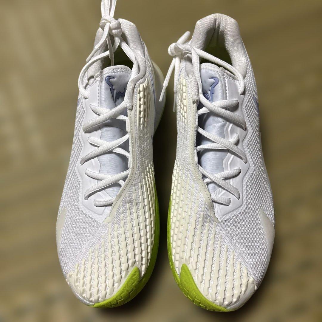 最終値下げ【ナダル】Nike テニスシューズ ホワイト/ライム　25cm