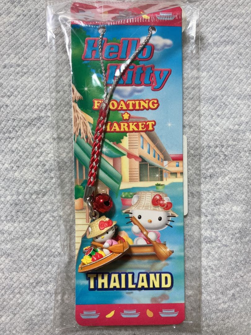 【2008年】ご当地キティ タイ限定 根付け 水上マーケット