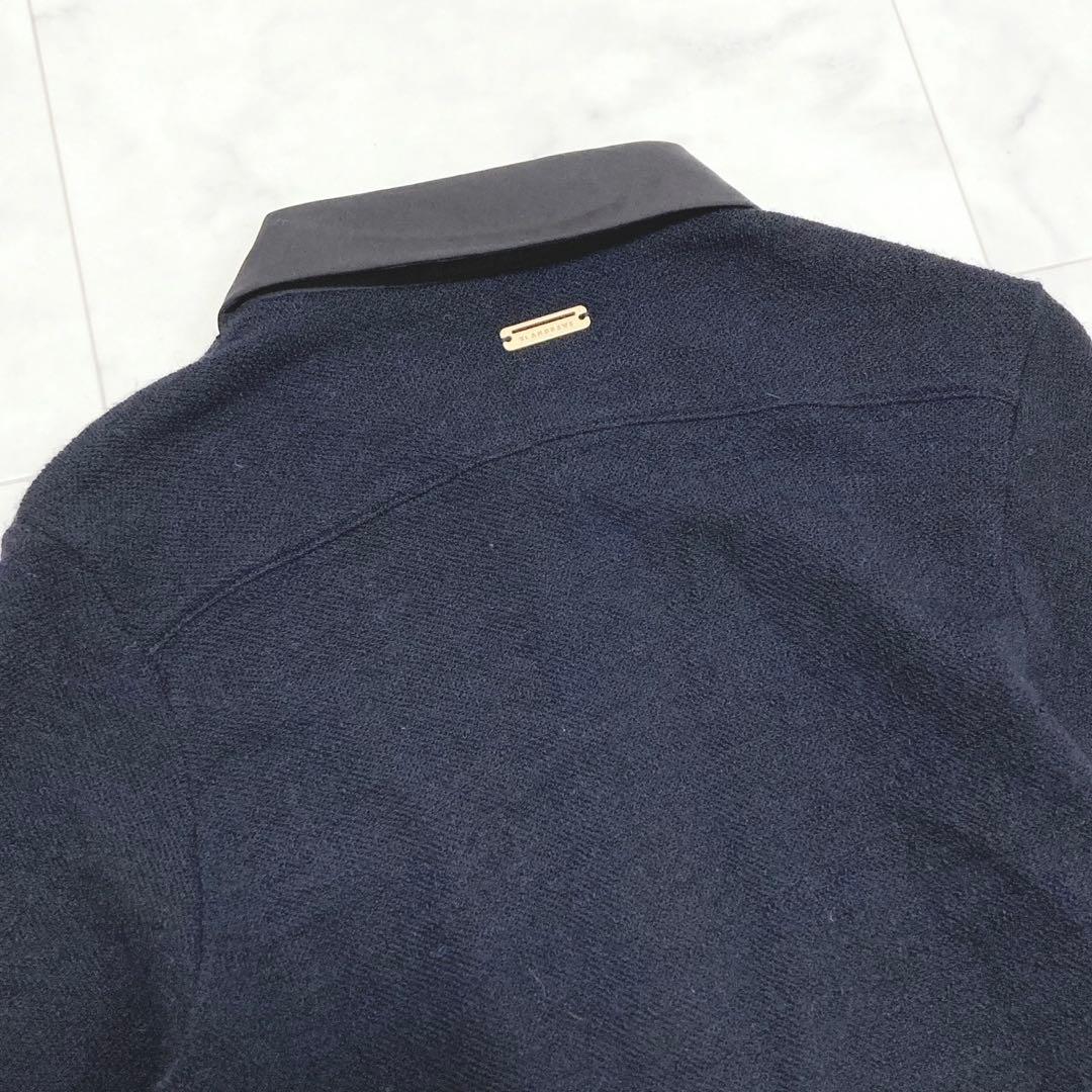 St ANDREWS 襟切替長袖ポロシャツ ハーフボタン 大人綺麗めゴルフウェア