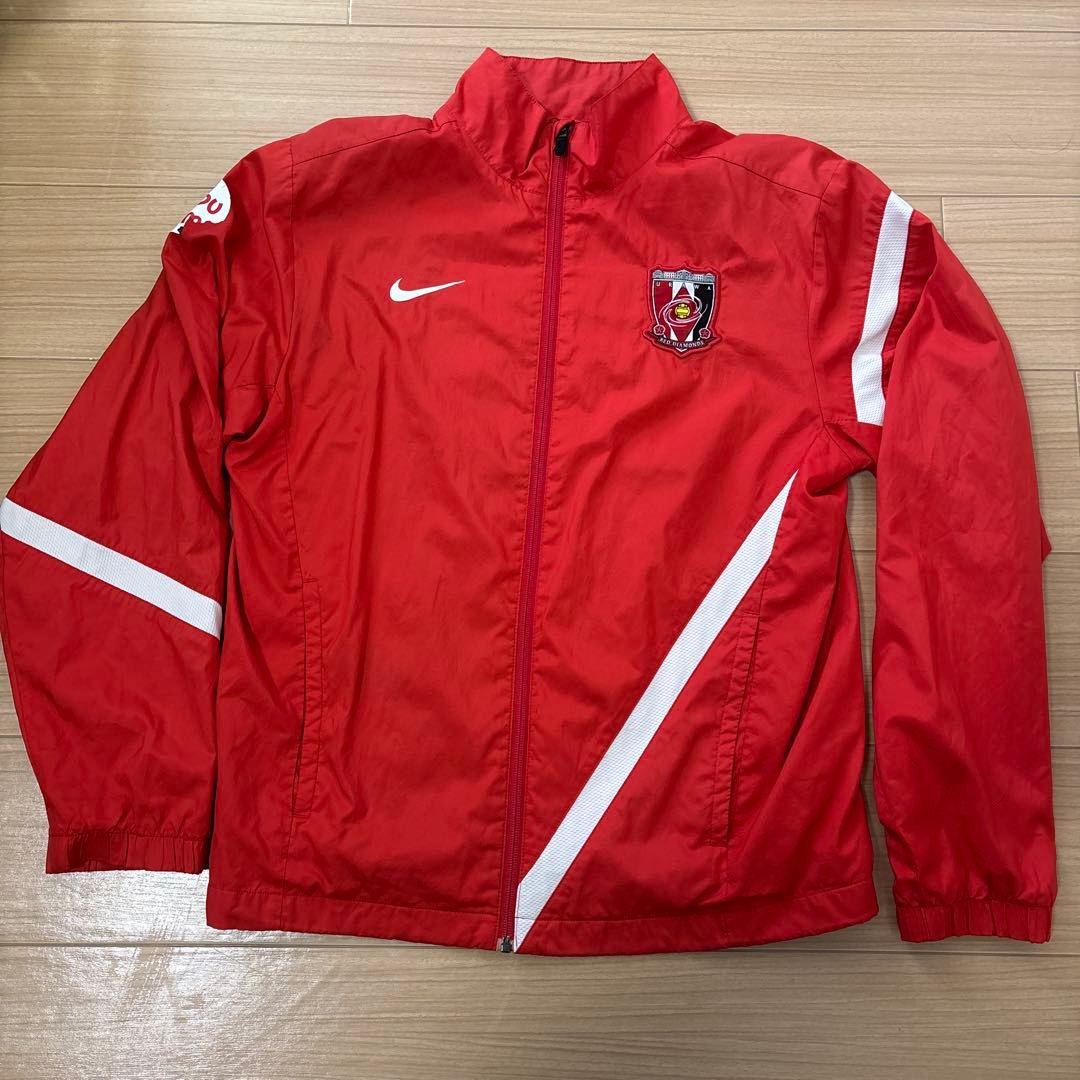 浦和レッズ Nike フルジップジャケット レッド DHLロゴ