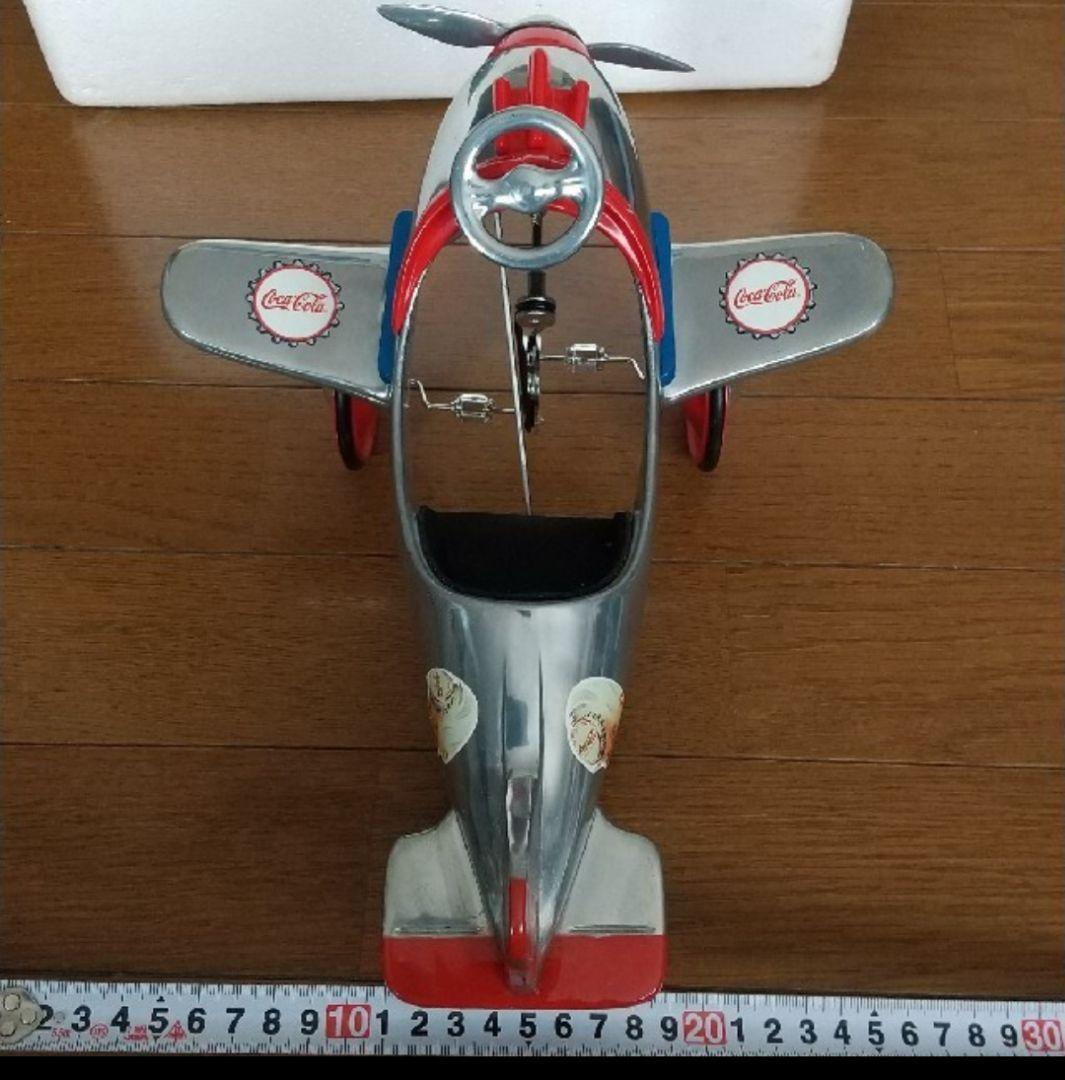 コカ・コーラ社　足こぎ飛行機　アルミ製ダイキャストモデル