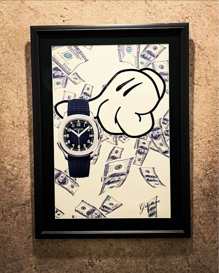 Grysonアート2.5Lパテックフィリップノーチラスパロディオマージュアート