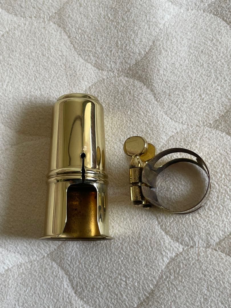 レア　セルマー　ソプラノサックス用　順締め　リガチャー&キャップ 非売品　美品