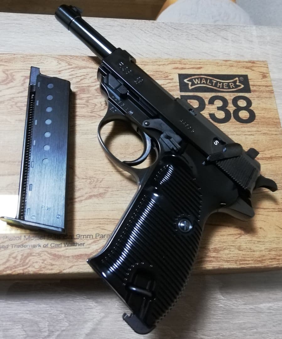 期間限定⭐新品マルゼン ワルサーP38 ブラックメタル ac40ガスブロ⭐