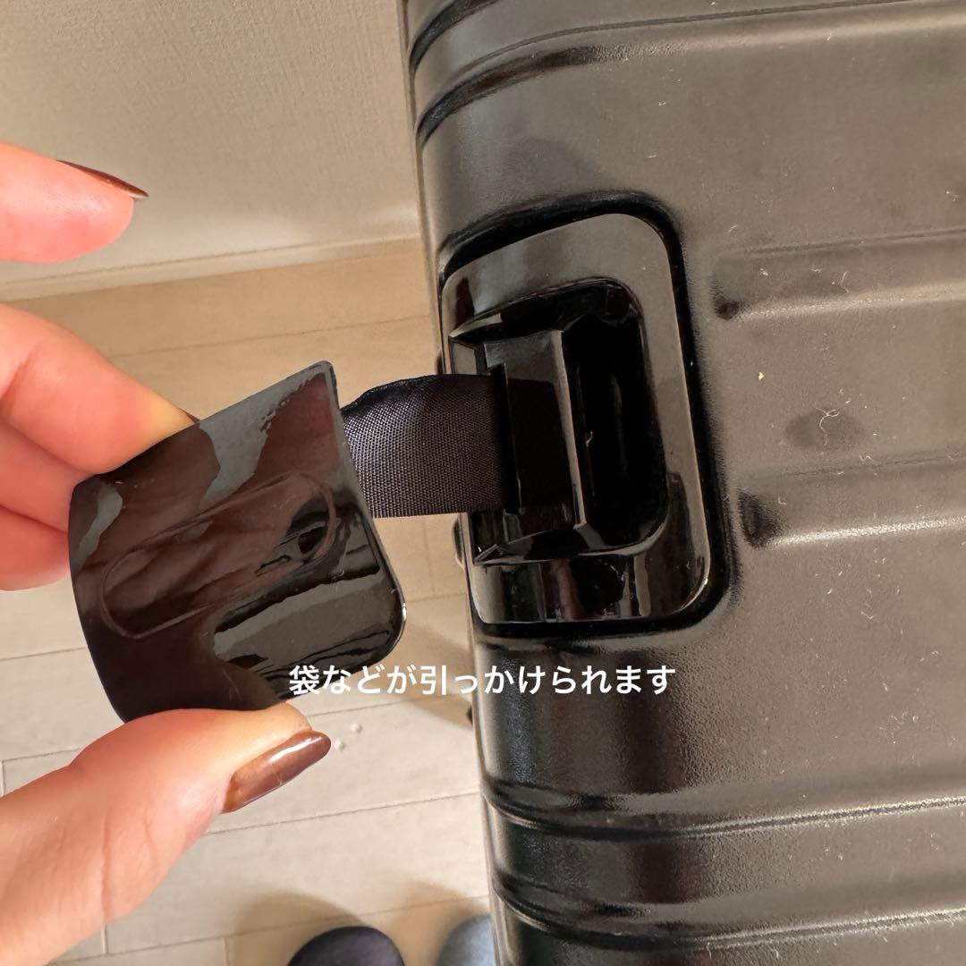 Lサイズ　97L 拡張機能付、ブラック、6-8泊用　スーツケース、キャリーケース