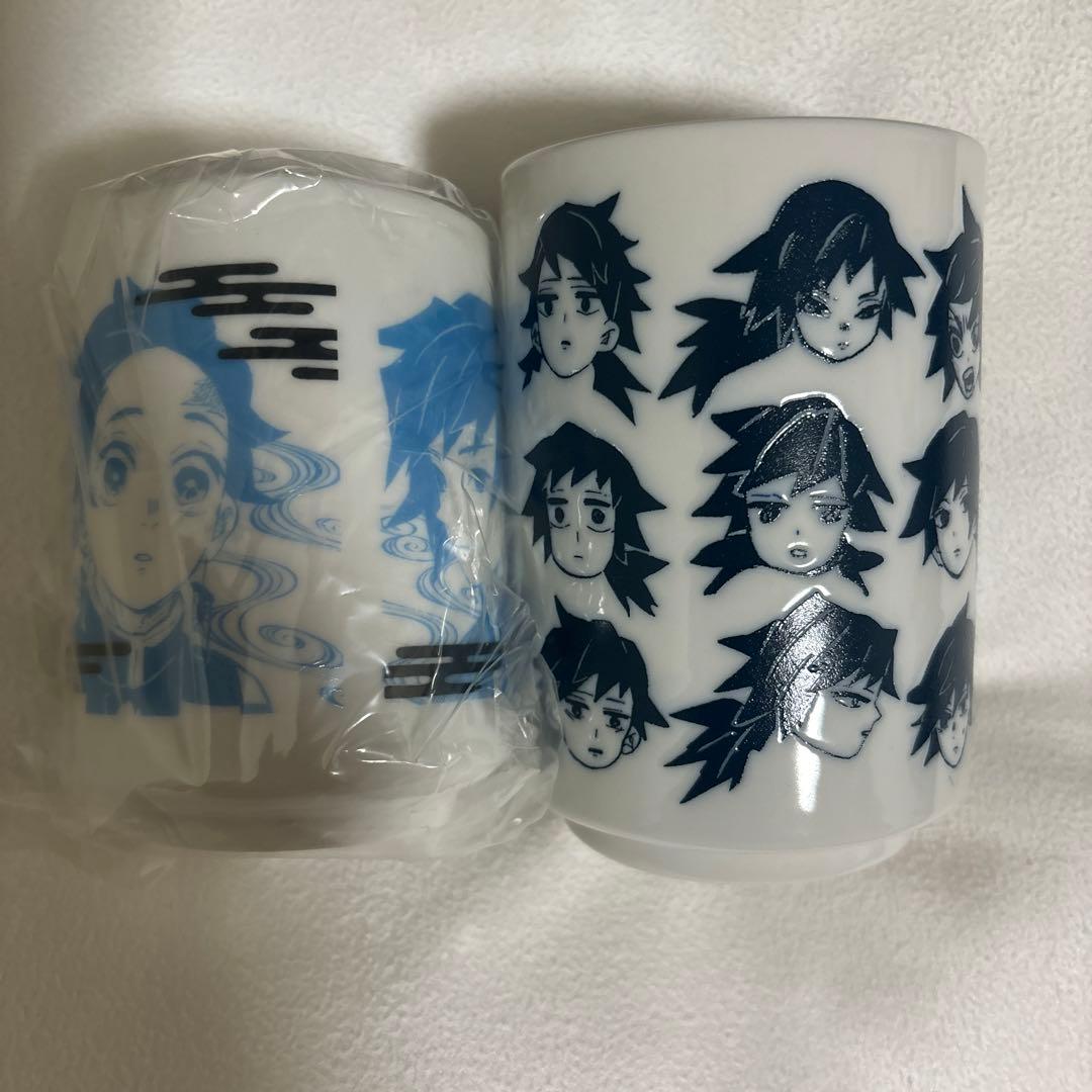 鬼滅の刃 痣発現湯のみ　へんてこ顔湯のみ