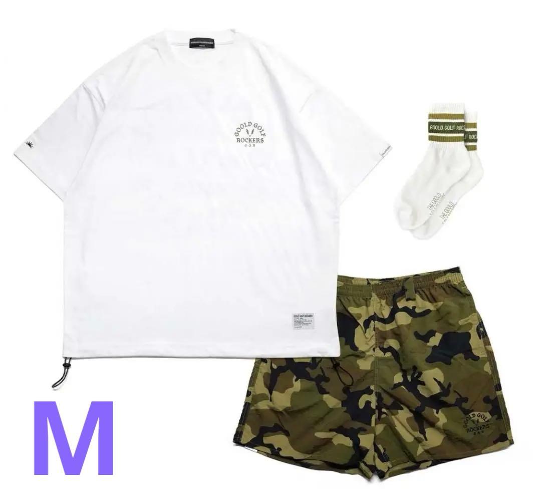 【限定】 GOOLD GOLF ROCKERS 3点SET Mサイズ ホワイト