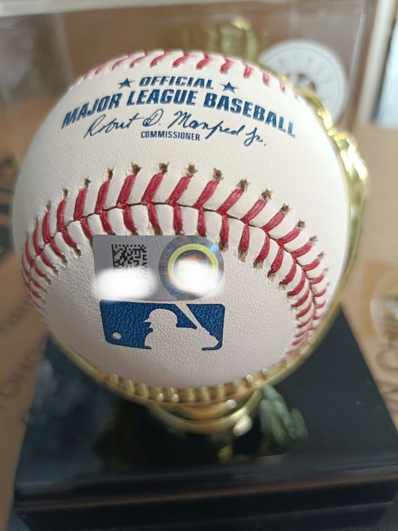 【証明あり】イチロー／直筆サインボール／3089hitsインスクリプション入り