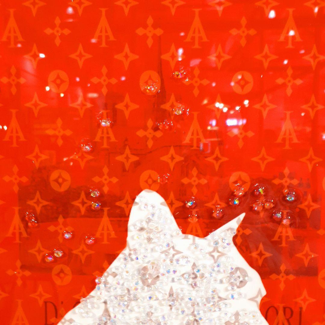 輸入雑貨　天然水晶石　クリスタルアート　『CHANEL』等　ブランドロゴ　宝石