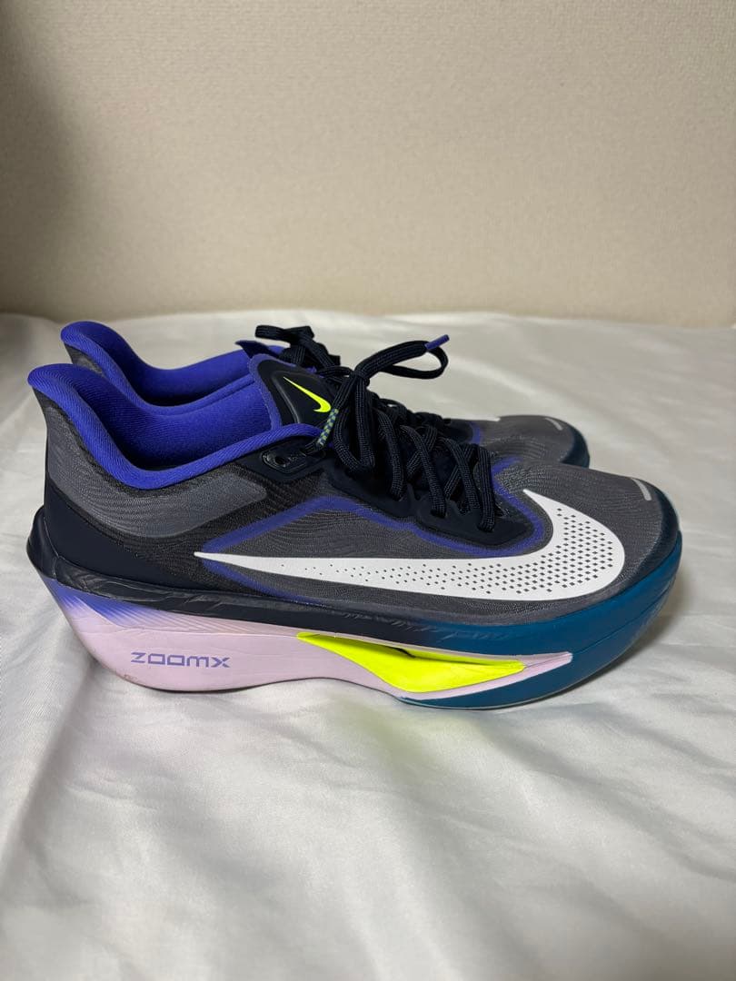 Nikeズームフライ6 ZoomX スニーカー グレー/ネイビー 27.5cm