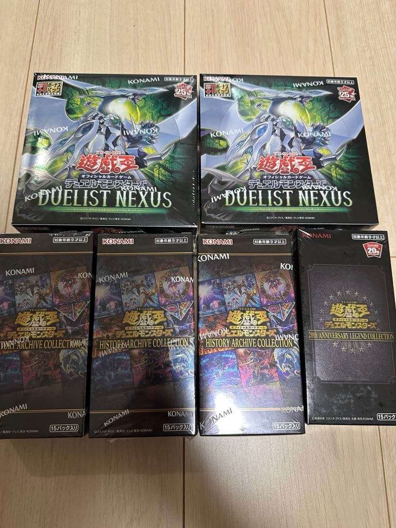 遊戯王 未開封BOX まとめ売り 6箱セット シュリンク付