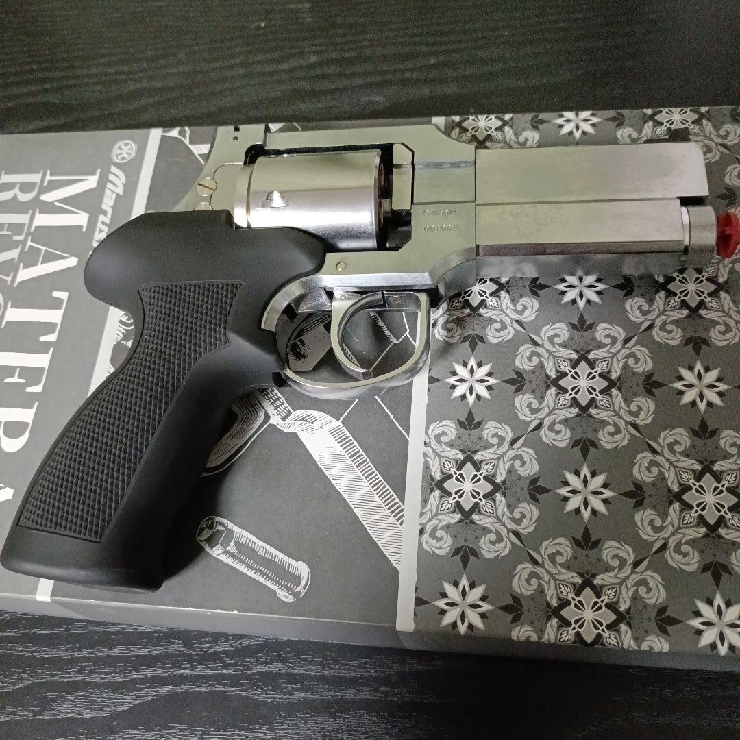 メントス【マルシン】マテバリボルバー 4インチ ガスガン シルバー