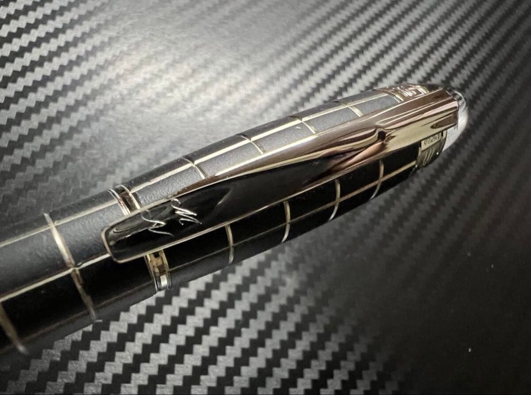 極美品 モンブラン スターウォーカー ボールペン メタルラバー