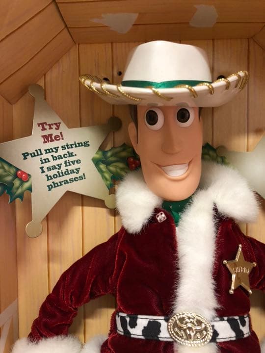 トイストーリー ウッディ貴重モデル トーキングフィギュア